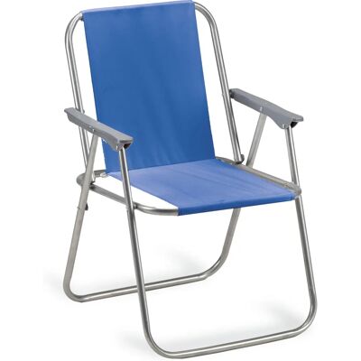 Silla de camping Biacchi Gianfranco S1526012 - 2 patas, Azul Silla de camping Biacchi Gianfranco S1526012 - 2 patas, Azul