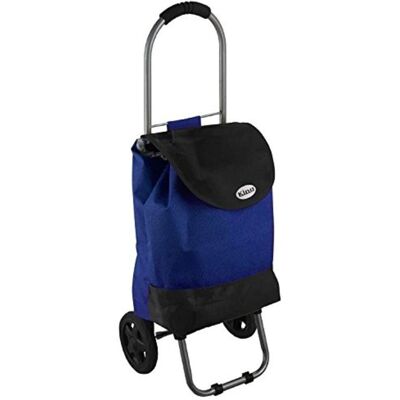 King Home Blau Schwarz Bicolor Einkaufstrolley - Wasserdicht, Großes Fassungsvermögen King Home Blau Schwarz Bicolor Einkaufstrolley - Wasserdicht, Großes Fassungsvermögen