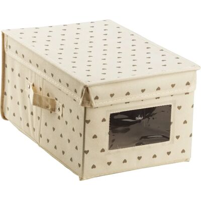 King Home Aufbewahrungsbox - 24x36x19 cm - Panna King Home Aufbewahrungsbox - 24x36x19 cm - Panna