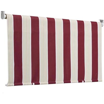 Biacchi Gianfranco - Sombrilla a rayas con volantes - H250 x 150cm Biacchi Gianfranco - Sombrilla a rayas con volantes - H250 x 150cm