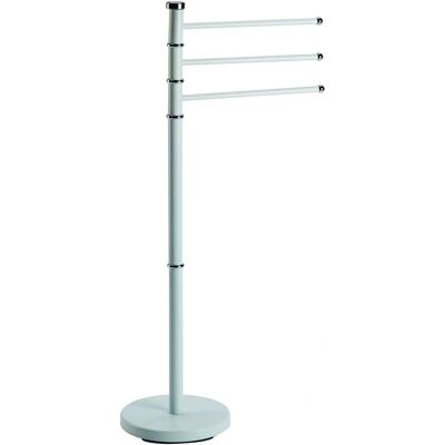 King Home Percha de Mano Acero Blanco 3 Brazos - Percha para toallas King Home Percha de Mano Acero Blanco 3 Brazos - Percha para toallas