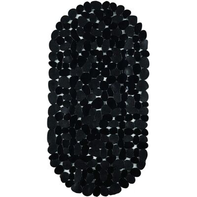 King Home Schwarzer Stein Oval Badematte - Badaccessoire King Home Schwarzer Stein Oval Badematte - Badaccessoire