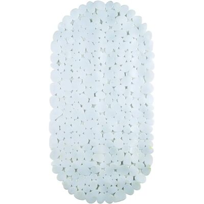 Bricoman - Alfombra de Baño Piedra Ovala - Resistente al agua - 67x34 cm Bricoman - Alfombra de Baño Piedra Ovala - Resistente al agua - 67x34 cm