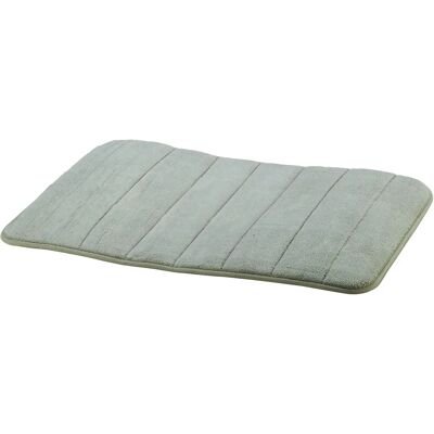 King Home Grau Korall Velours Antirutschbadmatte - Badmatte King Home Grau Korall Velours Antirutschbadmatte - Badmatte