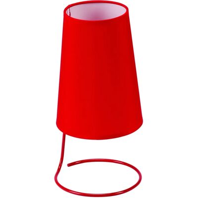 KING HOME Lampada - Rossa in filo d'acciaio - 14,5x14,5x30cm KING HOME Lampada - Rossa in filo d'acciaio - 14,5x14,5x30cm