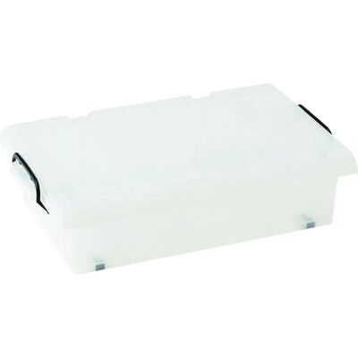 KING HOME - K-BOX 25L - Durchsichtig - Mit Rollen - Storage box KING HOME - K-BOX 25L - Durchsichtig - Mit Rollen - Storage box