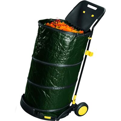 Carro Recogehojas de Acero Garden Friend - Bolsa Plegable y Pala Carro Recogehojas de Acero Garden Friend - Bolsa Plegable y Pala