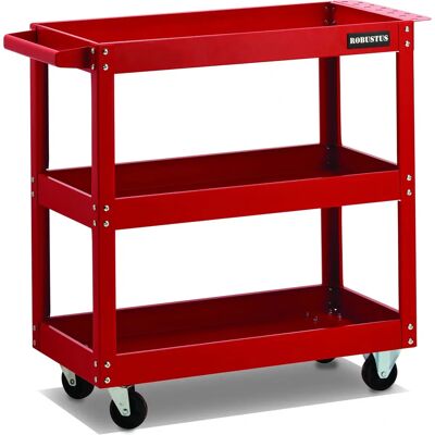 Carrello attrezzi Garden Friend - 70x35x73 cm con 3 ripiani e ruote Carrello attrezzi Garden Friend - 70x35x73 cm con 3 ripiani e ruote