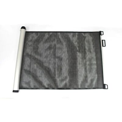 KING HOME Barrera para bebés - Negro - 130x89 cm - Retráctil PVC KING HOME Barrera para bebés - Negro - 130x89 cm - Retráctil PVC