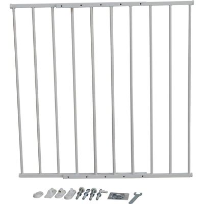 King Home Barriera di Sicurezza per Bambini - Metallo Bianco 78x80cm King Home Barriera di Sicurezza per Bambini - Metallo Bianco 78x80cm