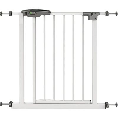 Cancello di sicurezza per bambini Bakaji - 75-85 x 79 cm, Bianco, Telaio a forma di U Cancello di sicurezza per bambini Bakaji - 75-85 x 79 cm, Bianco, Telaio a forma di U