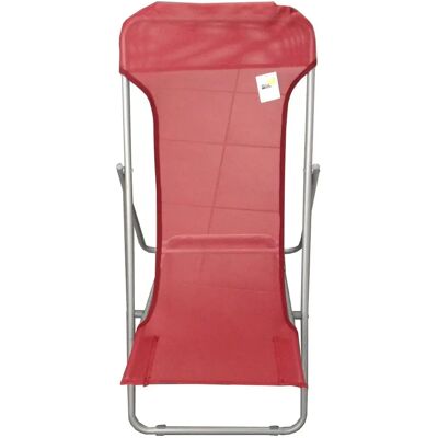 Garden Friend Stahl Sonnenliege - Rot - 72x45x70 cm Garden Friend Stahl Sonnenliege - Rot - 72x45x70 cm