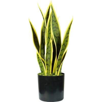 KING HOME Künstliche Sansevieria Pflanze - 45cm, 12 Blätter, Innendekoration KING HOME Künstliche Sansevieria Pflanze - 45cm, 12 Blätter, Innendekoration