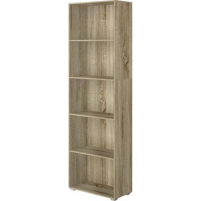 King Home Eichenregal mit 5 Fächern - Bücherregal King Home Eichenregal mit 5 Fächern - Bücherregal