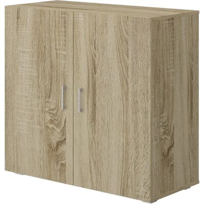 KING HOME - armadietto a due ante 90x41x85h cm rovere - Cabinet KING HOME - armadietto a due ante 90x41x85h cm rovere - Cabinet