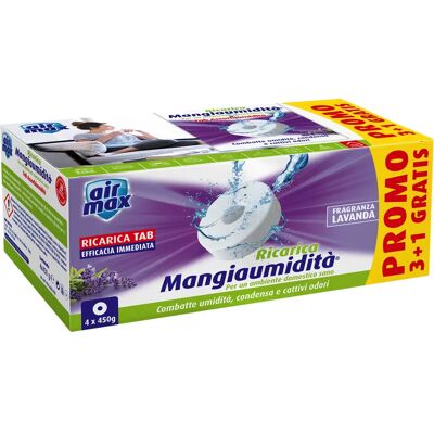 Airmax D0093 Assorbi Umidità - 4 Confezioni Lavanda Airmax D0093 Assorbi Umidità - 4 Confezioni Lavanda