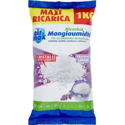 Ricambio Sale Assorbiumidità Airmax Lavanda - 1kg Ricambio Sale Assorbiumidità Airmax Lavanda - 1kg