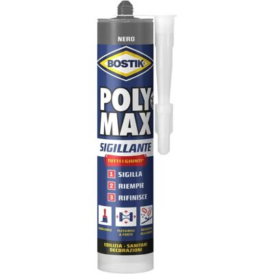 Bostik - Poly Max Sigillante - Nero - Sealant Bostik - Poly Max Sigillante - Nero - Sealant