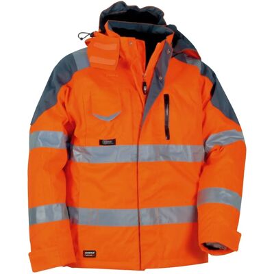 COFRA Winter-Warnschutzjacke wind- und wasserdicht orange 60 - Winter Work Jacket COFRA Winter-Warnschutzjacke wind- und wasserdicht orange 60 - Winter Work Jacket