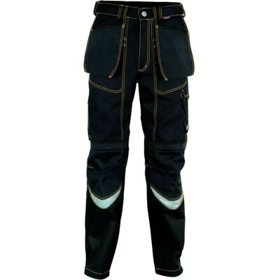 Pantalons de travail Cofra Bricklayer - 44 - Noir - Publicité Pantalons de travail Cofra Bricklayer - 44 - Noir - Publicité