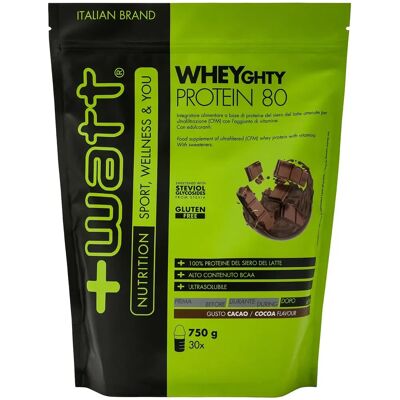 WATT Wheyghty Protein 80 Cacao - Polvere di proteine del siero WATT Wheyghty Protein 80 Cacao - Polvere di proteine del siero