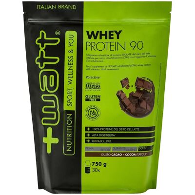 Watt Whey Protein 90 Cacao - Polvere di proteine Watt Whey Protein 90 Cacao - Polvere di proteine