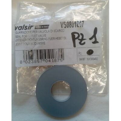 Joint Valsir VS0801017 pour réservoir WC - Compatible avec Tropea, Rios, Medusa, Winner, Cubik, Evolut, Angel (2000-2014) - Publicité Joint Valsir VS0801017 pour réservoir WC - Compatible avec Tropea, Rios, Medusa, Winner, Cubik, Evolut, Angel (2000-2014) - Publicité