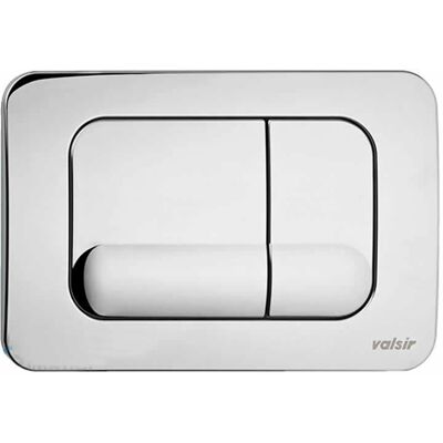 VALSIR - VS0870535 - Cromo - ABS - Placca di comando VALSIR - VS0870535 - Cromo - ABS - Placca di comando