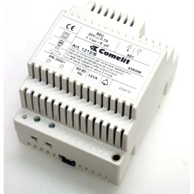 Comelit 1212/B Netzteil - 230V AC, 20VDC, 14VA Comelit 1212/B Netzteil - 230V AC, 20VDC, 14VA