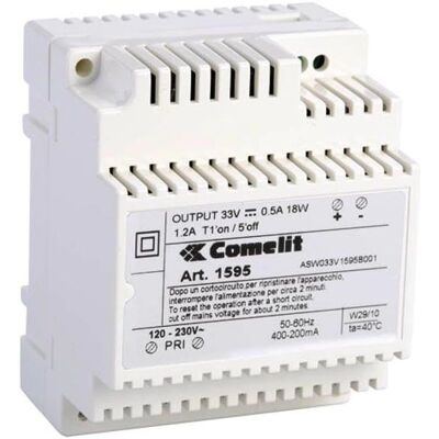 Comelit 1595 Netzteil - 33VDC 0,5A - Weiß Comelit 1595 Netzteil - 33VDC 0,5A - Weiß
