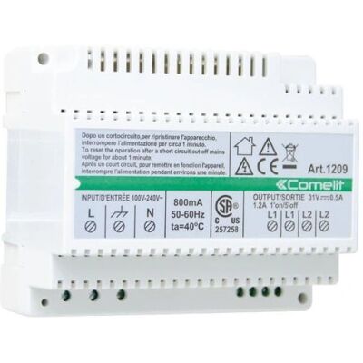 Comelit 33 VDC Netzteil für Video-Kit 1209 Comelit 33 VDC Netzteil für Video-Kit 1209