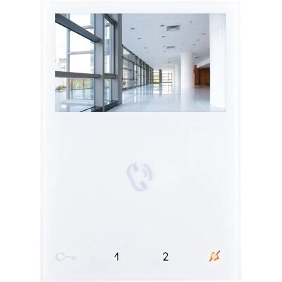 Comelit Mini Videogegensprechanlage - Weiß - 6721W Comelit Mini Videogegensprechanlage - Weiß - 6721W