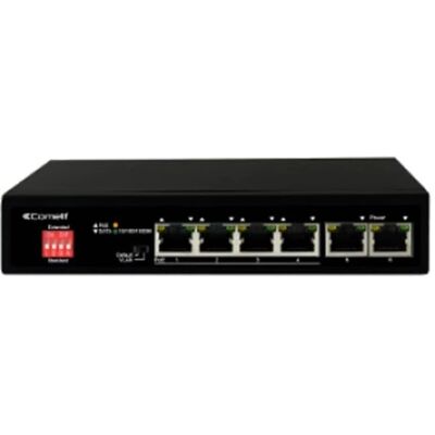 Switch Réseau Comelit 4 Ports PoE + 2 Uplink - Publicité Switch Réseau Comelit 4 Ports PoE + 2 Uplink - Publicité