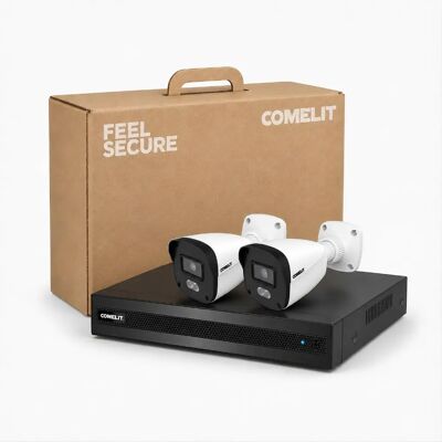 Kit de vidéosurveillance IP 6MP Comelit - 4 canaux - Publicité Kit de vidéosurveillance IP 6MP Comelit - 4 canaux - Publicité