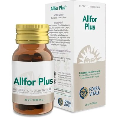 Forza Vitale Allfor Plus Tabletten - Nahrungsergänzung Forza Vitale Allfor Plus Tabletten - Nahrungsergänzung