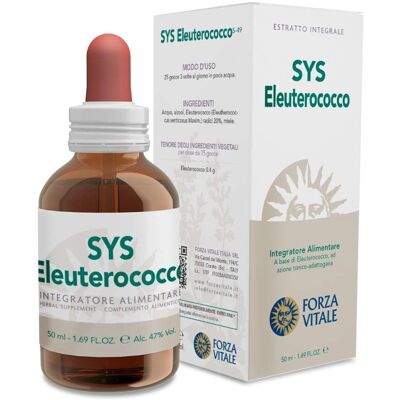 Forza Vitale Eleutherococcus 50 ml - Dietary Supplement - Stress Relief Forza Vitale Eleutherococcus 50 ml - Dietary Supplement - Stress Relief