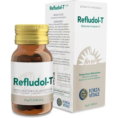 Refludol de Forza Vitale - Soporte digestivo de Dolomita - 25g Refludol de Forza Vitale - Soporte digestivo de Dolomita - 25g