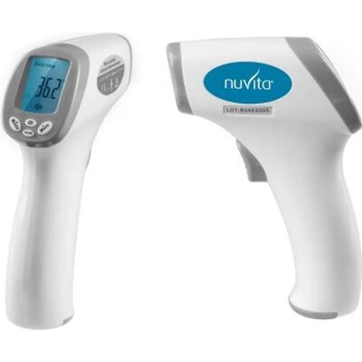 Termómetro Nuvita Sin Contacto - Infrarrojo - Blanco - Bebé, Niño Termómetro Nuvita Sin Contacto - Infrarrojo - Blanco - Bebé, Niño