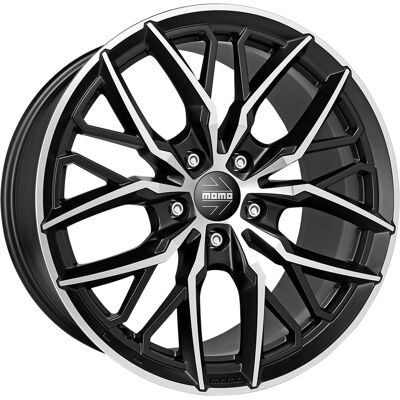 Momo Spider 19" Hjul 5x112 Svart Mat Momo Spider 19" Hjul 5x112 Svart Mat