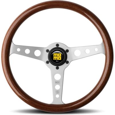 Momo Indy Heritage Wood Steering Wheel - Racing Wheel Momo Indy Heritage Wood Steering Wheel - Racing Wheel