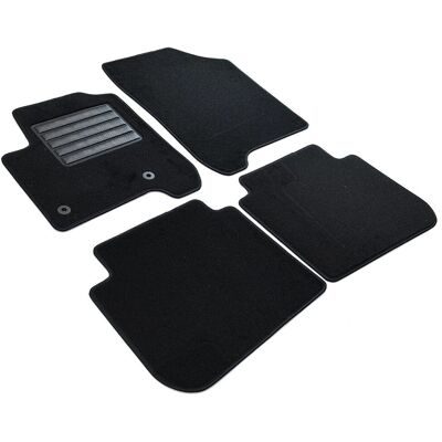 MTM MDM - SP-584 - Velours - Noir - Car Mats MTM MDM - SP-584 - Velours - Noir - Car Mats
