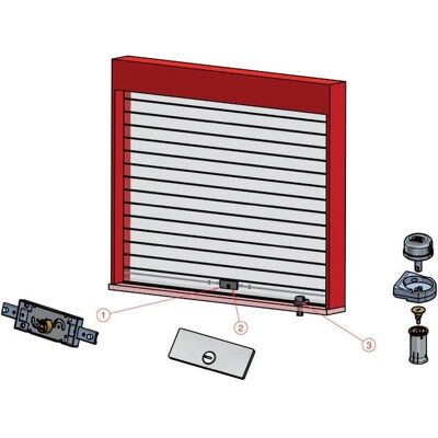 Kit di Sicurezza Tecnomat di Bricoman per Serranda con Lucchetto a Campana Kit di Sicurezza Tecnomat di Bricoman per Serranda con Lucchetto a Campana