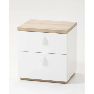 Sconto Globo Comodino - Ecologico, 2 cassetti, 45x48x40 cm Sconto Globo Comodino - Ecologico, 2 cassetti, 45x48x40 cm