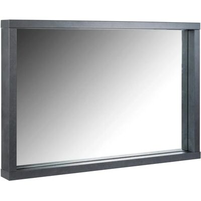 Meble Kraft Szare Drewniane Lustro - Dekoracja Meble Kraft Szare Drewniane Lustro - Dekoracja