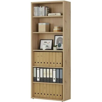 Hölzfarben Don Bücherregal - 5 Regale - 217.20x81.60x35.70 cm Hölzfarben Don Bücherregal - 5 Regale - 217.20x81.60x35.70 cm