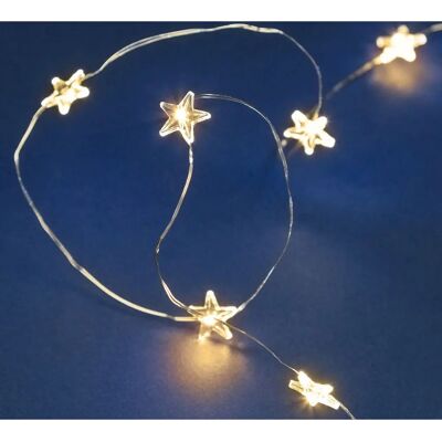 LOTTI - Catena 20 Stelle MicroLED - Bianco caldo - String light LOTTI - Catena 20 Stelle MicroLED - Bianco caldo - String light