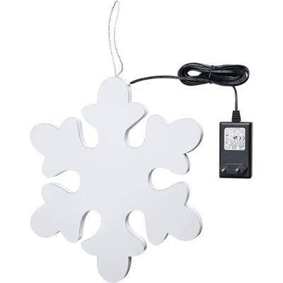 MAGIEDINATALE - Fiocco di neve Infinity Mirror - Argento - Luce decorativa MAGIEDINATALE - Fiocco di neve Infinity Mirror - Argento - Luce decorativa