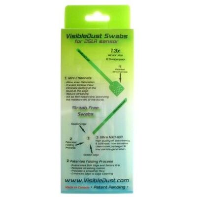Kit de nettoyage de capteur Visible Dust VT 72002 - Vert - Publicité Kit de nettoyage de capteur Visible Dust VT 72002 - Vert - Publicité