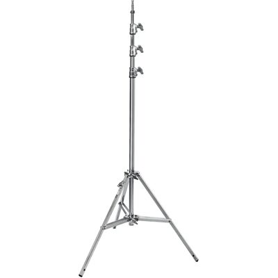 Manfrotto A0045CS Chromstahl Beleuchtungsstativ - 3-sektional - 450cm Manfrotto A0045CS Chromstahl Beleuchtungsstativ - 3-sektional - 450cm
