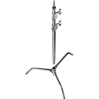 Manfrotto A2022D Support d’éclairage en acier inoxydable - 222 cm - Supporte accessoires - Publicité Manfrotto A2022D Support d’éclairage en acier inoxydable - 222 cm - Supporte accessoires - Publicité